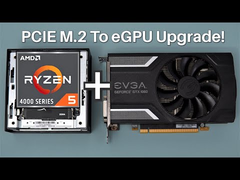 Turning My AMD Ryzen Mini PC Into Gaming PC! M.2 PCI-E to eGPU Upgrade