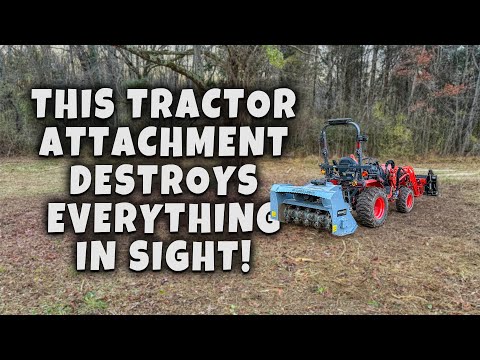 Baumalight MP348 + Kubota B2601: Clearing Overgrown Brush on Sarah's New 30 Acre Farm!