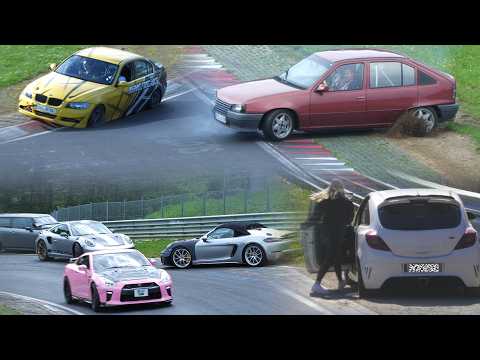 NEAR MISSES & FAILS   NÜRBURGRING   Tourists Driving 2025