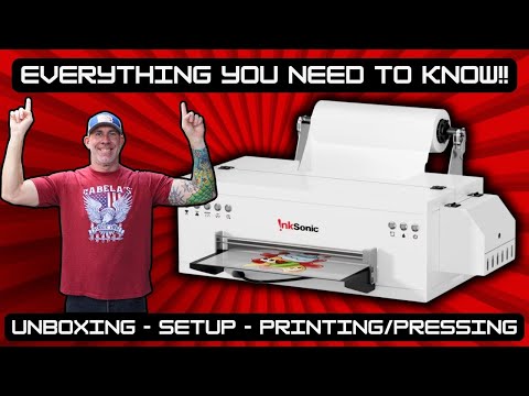 INKSONIC C13A DTF Printer Setup & Review | Best Small DTF Machine for Beginners