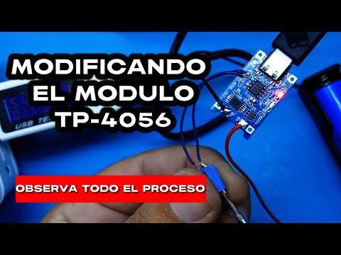 How to modify the TP4056 module to improve 18650 battery charging