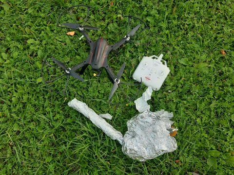 How to find a quadcopter using foil