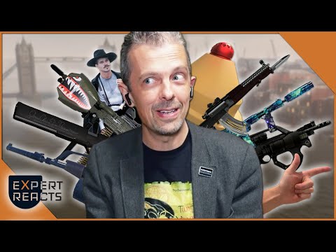 Firearms Expert Reacts to Warframe, Hellsing, MGS4 & more - Community Mixtape #1 | EXP