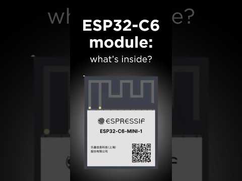 What’s inside an ESP32-C6 module? [ESP32-C6-MINI-1] #arduino #robotics #esp32 #aiot #iot