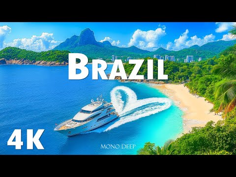 BRAZIL 4K - Incredible Scenes, Vibrant Culture & Hidden Travel Gems with Deep House Chill Music