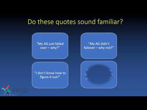 Finding root cause for unexplained Availability Group failover - Trayce Jordan
