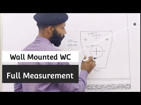 How to take correct measurement of wall mounted WC,,🚽🚽🚽🚽📏📏📏