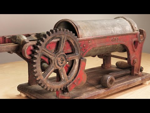 Restoring a 100-Year-Old Rusty Machine – Any Guesses?
