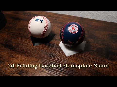 3d printing a baseball homeplate stand ⚾️ : 9.4/10