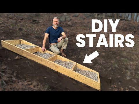 MAKE DIY Outdoor Stairs for Hills (2024 UPDATE)