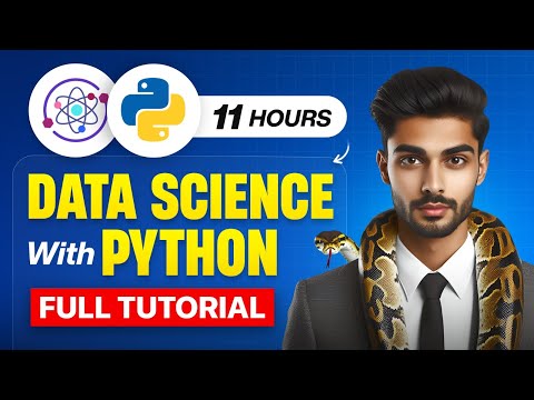 Python For Data Science Fundamental Course - 11 Hours | Learn Data Science With Python
