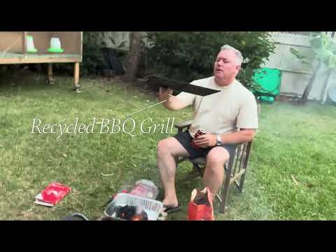 DIY charcoal BBQ 🍖 
