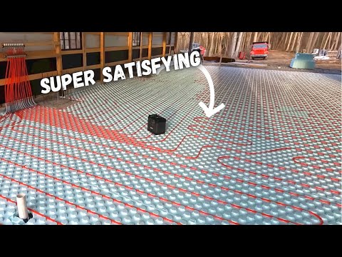 Installing Radiant Floor Heat in my new DREAM SHOP (Plus Concrete Prep)