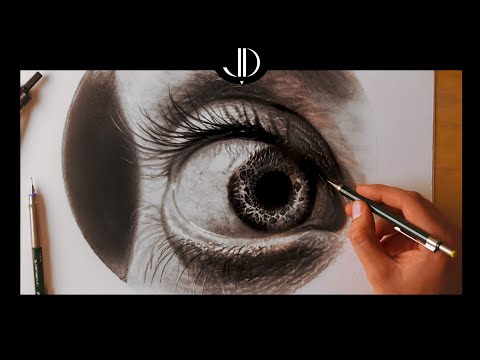 How to Draw a Hyperrealistic Eye || Step by Step Tutorial