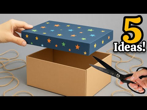 Super Beautiful but Low-Cost! 5 Best DIY Space-Saving Craft Ideas from Waste Material ♻️#2025