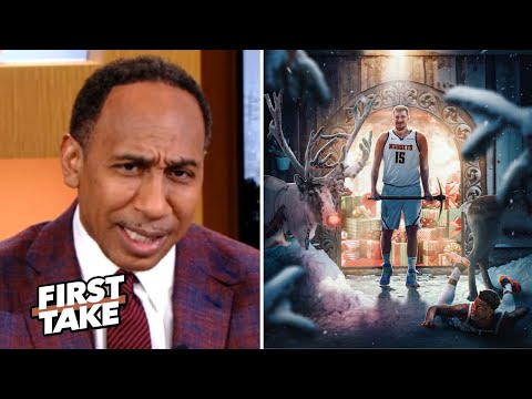 FIRST TAKE | Nikola Jokic is Anthony Edwards' FATHER! - Stephen A. excited Nuggets def. Timberwolves