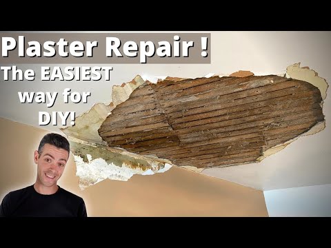 PLASTER REPAIR!!!! The fastest, strongest, easiest way!!!!!