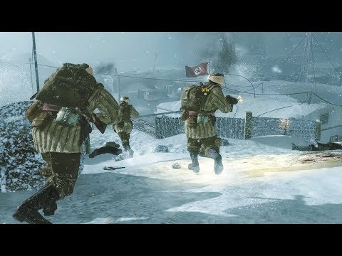 EPIC Assault on German Arctic Base - Call of Duty Black Ops