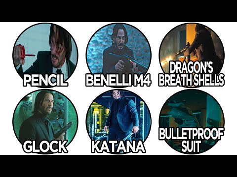 Every WEAPON used by John Wick Explained