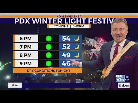 Atmospheric river moves towards Portland