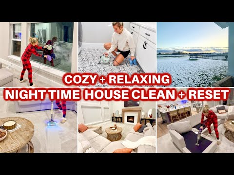 Night Clean With Me | Calm, Cozy + Productive Evening Reset | Realistic House reset JAMIE'S JOURNEY
