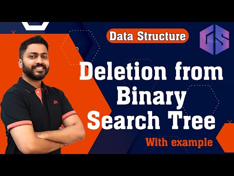 Lec-54: Deletion from Binary Search Tree(BST) with Example | Data Structure