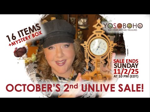 🦃 OCTOBER'S 2nd "UNLIVE" SALE! 🎃16 VINTAGE ITEMS + A MYSTERY BOX! Ends 11/2/25 at 10pm EDT