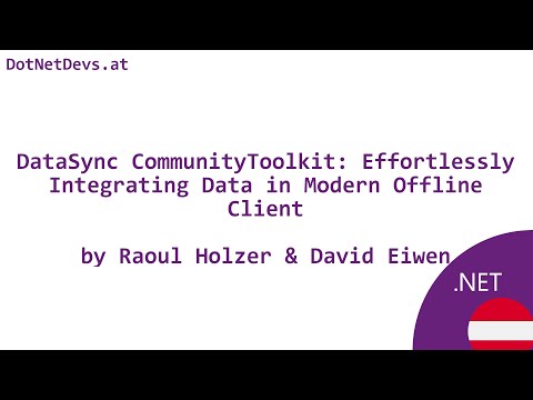 DataSyncCommunityToolkit: Integrating Data in Modern Offline Clients