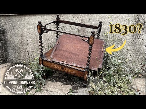 Most beautiful, old tea trolley restoration