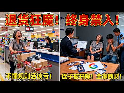 56岁大妈3年退货247次骗12.7万，狂笑“不懂规则活该亏”！侄子刷卡被抓，华裔主管亮铁证：判刑18月+罚15万+终身禁入Costco+侄子被谷歌开除，全家断财！