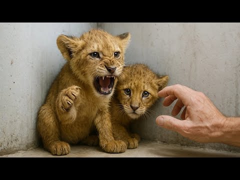 He Offered His Hand to Two Terrified Lion Cubs – What They Did Next Broke Him