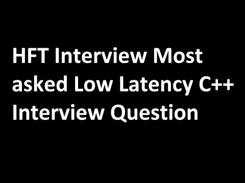 HFT Low Latency C++ Interview Question - Template Metaprogramming