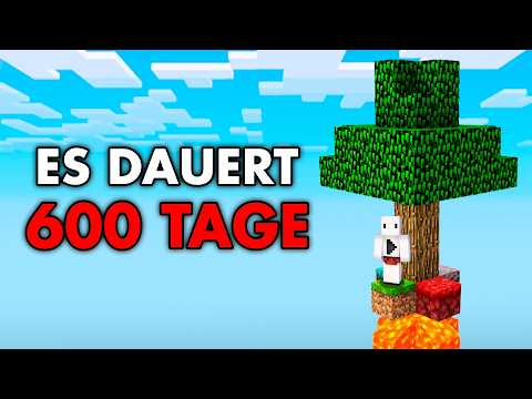 600 TAGE IM HÄRTESTEN SKYBLOCK ALLER ZEITEN in Minecraft Hardcore