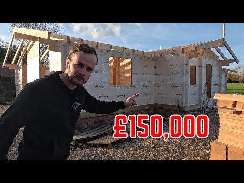 £150,000 LOG HOME BUILD 🪵 It’s time to make it watertight!