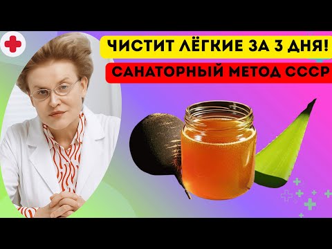 КАШЕЛЬ УЙДЕТ НАВСЕГДА! 3 "Народных" Рецепта. "Чистит" легкие. Рецепт из санатория СССР
