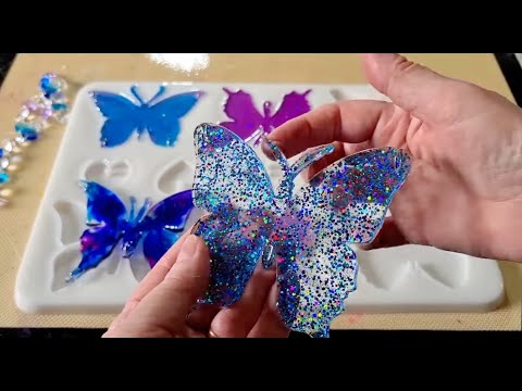 #1139 Amazing Resin Butterfly Suncatcher
