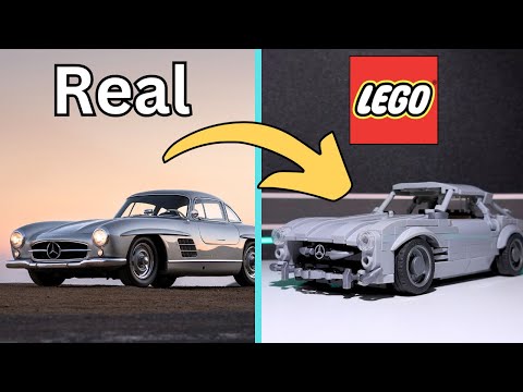 BUILDING A LEGO MERCEDES 300SL GULLWING