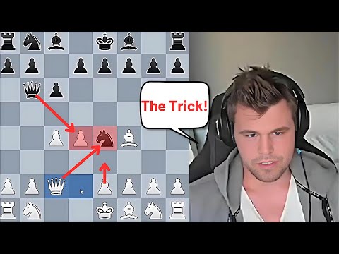 Magnus teaches a beautiful opening trick!