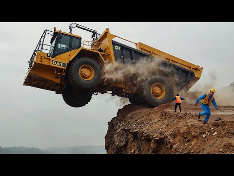 За Секунду До! Идиоты На Тяжелой Технике, Спалившиеся На Камеру