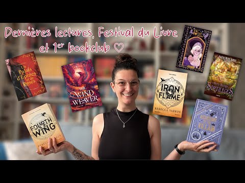 On parle LECTURE (derniers achats, Festival du Livre et 1er bookclub) 📚✨
