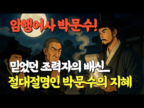 [암행어사 박문수이야기]그림자 없는 세금과 한지 | 가장 믿었던 아군이 적이었다! 중간광고없는이야기 박문수의 한수는? 소름 돋는 반전, #달무리이야기 #마패 #어사박문수