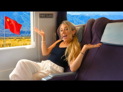 First Class on China's FASTEST Bullet Train (Our Honest Review)