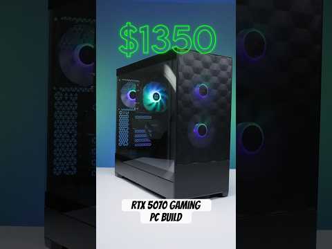 Check out this $1350 RTX 5070 Gaming PC Build