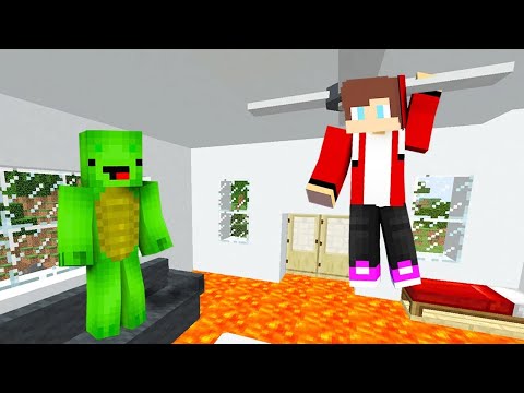 Building A Lava House in Minecraft