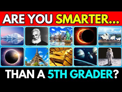 Are You Smarter Than a 5th Grader? 🤔 | General Knowledge Quiz 📚 #2
