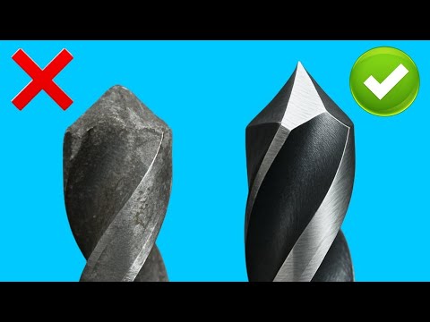 With this video you can sharpen your drill bit like a razor.