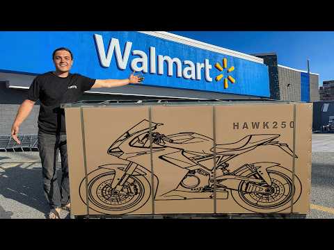 1300 Miles Across Alaska on CHEAPEST Crotch Rocket from Walmart
