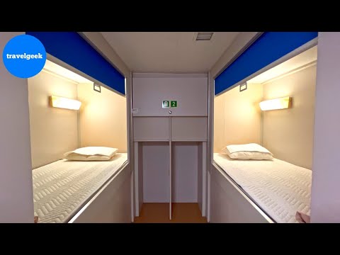 Taking the Japan's 21-Hour Capsule Hotel Ferry to Tokyo | Ferry Suisen