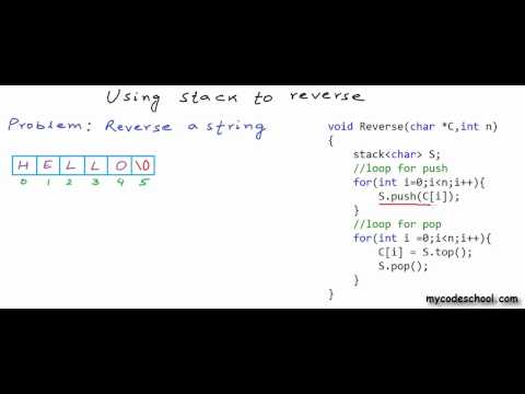 Reverse a string or linked list using stack.
