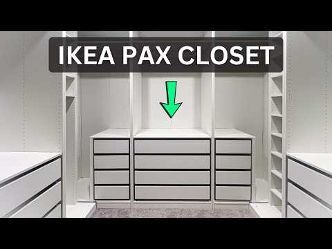 We Completely Transformed Our Closet with the IKEA PAX System (Before & After)